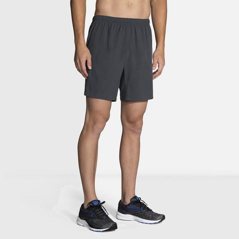 Brooks Sherpa 7 2-In-1 Løpeshorts Herre Pris - Grå - Norge (RLK342791)